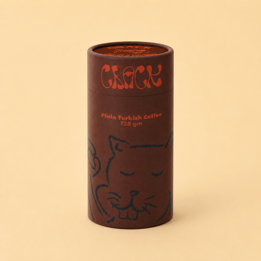 Crack Plain Light Turkish coffee
