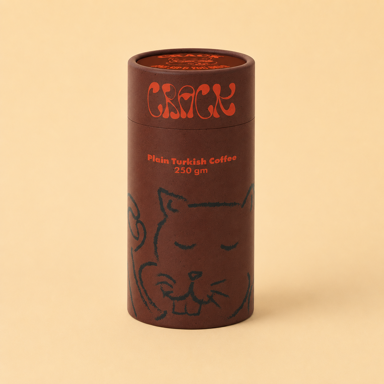 Crack Plain Light Turkish coffee