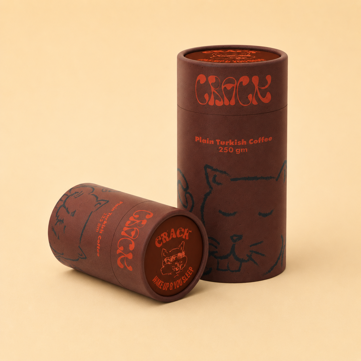 Crack Plain Light Turkish coffee