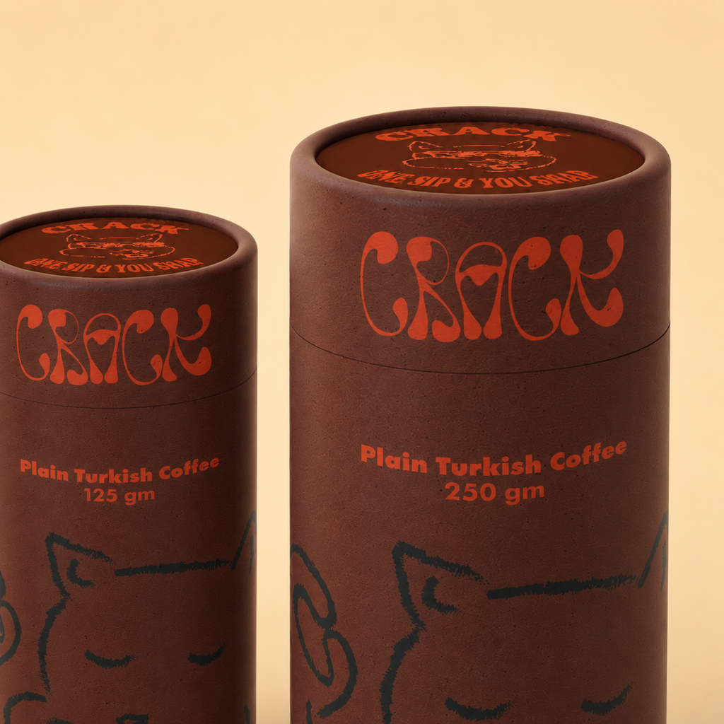 Crack Plain Light Turkish coffee