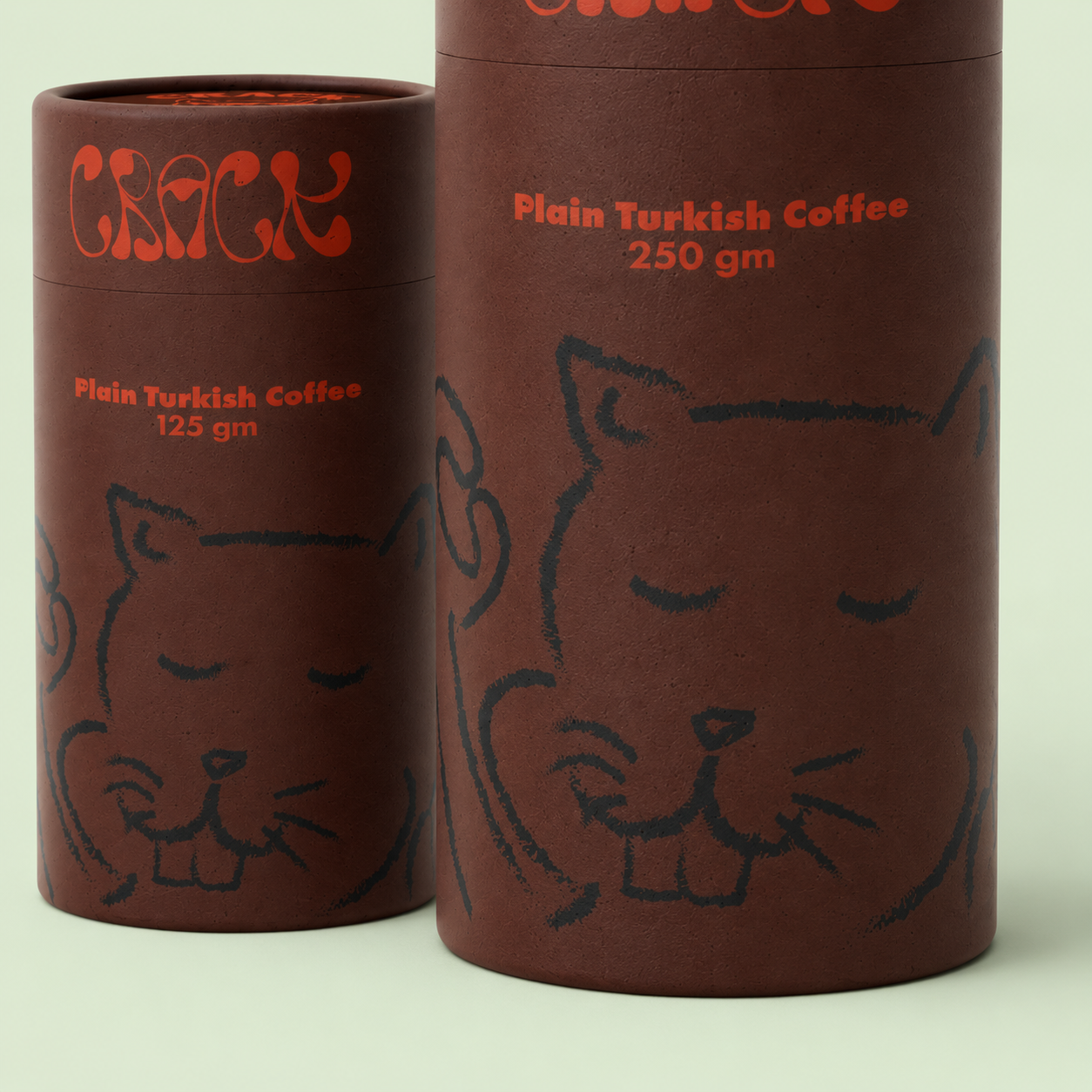 Crack Plain Light Turkish coffee